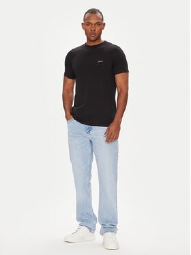 Guess T-Shirt M4GI70 KC9X0 Czarny Slim Fit