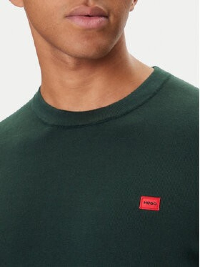 HUGO Sweter San Cassius-C1 50475083 Zielony Regular Fit