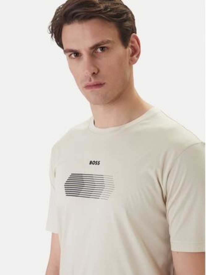 BOSS T-Shirt TS_Unity 50554557 Beżowy Regular Fit