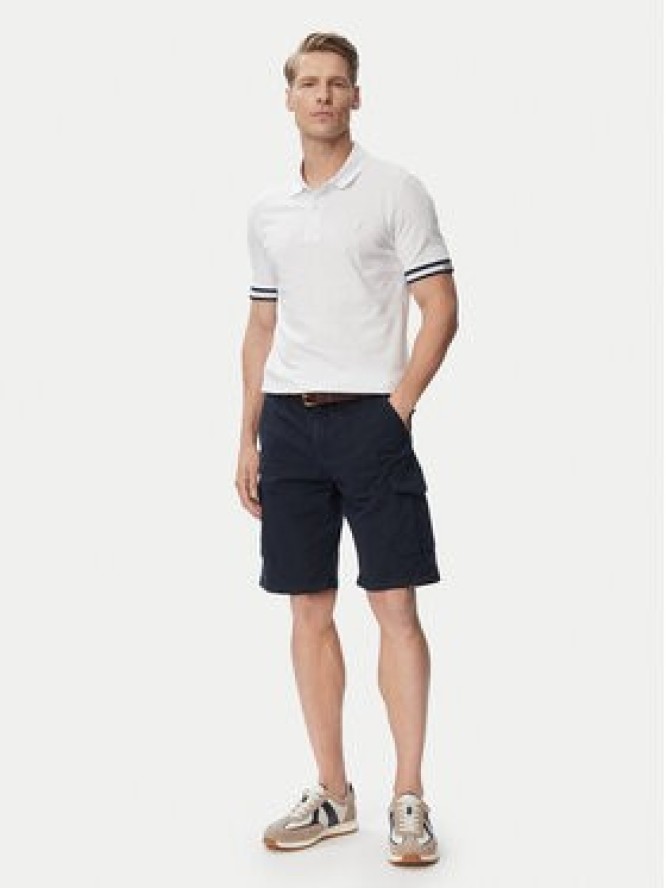 Guess Szorty materiałowe M6GDVA W1703 Granatowy Regular Fit