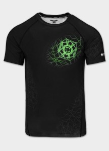 Rashguard męski krótki PITBULL koszulka techniczna treningowa męska RAY