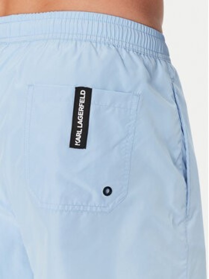 KARL LAGERFELD Szorty kąpielowe A1M46013 Niebieski Regular Fit