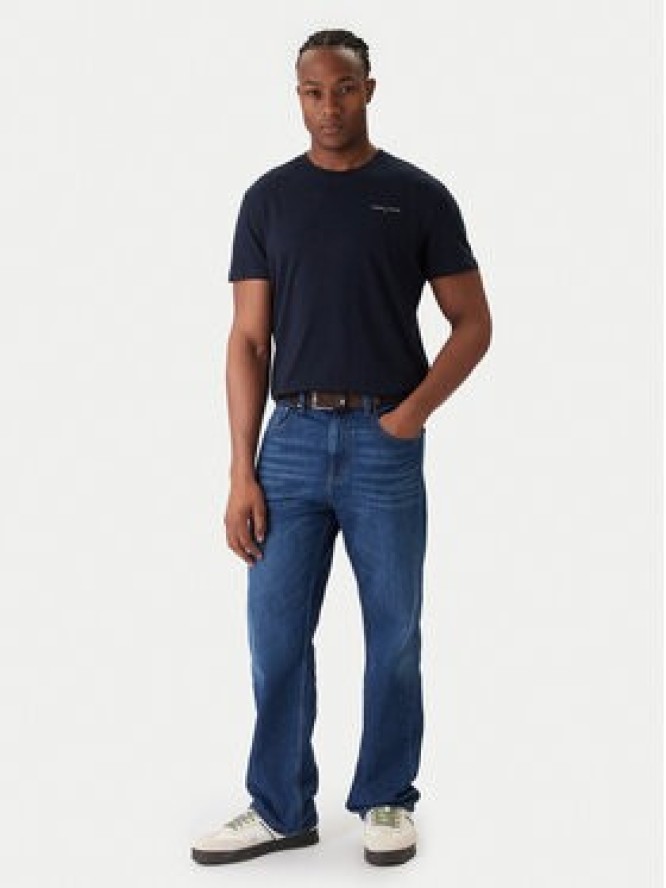 Tommy Jeans Komplet t-shirtów Linear DM0DM22316 Granatowy Slim Fit