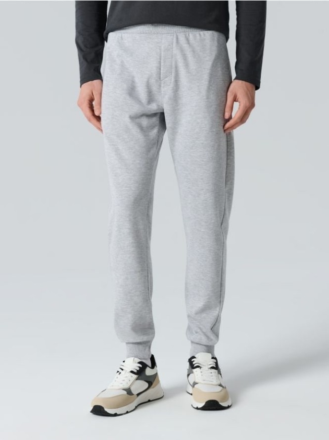 Spodnie jogger slim fit - szary