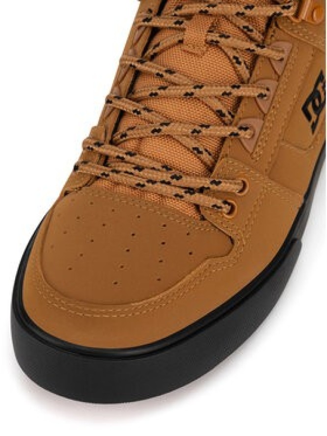 DC Shoes Sneakersy PURE HIGH-TOP WC WNT ADYS400047-WEA Brązowy