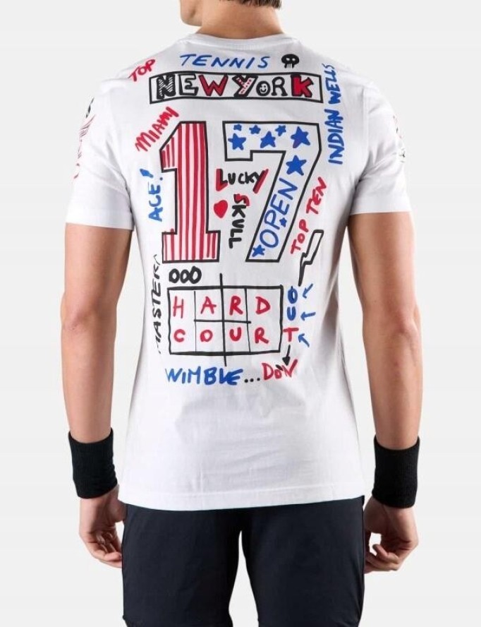 Koszulka tenisowa męska Hydrogen Graffiti Tee