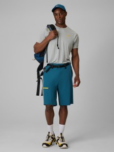 4F Spodenki trekkingowe szybkoschnące męskie - granatowe XL