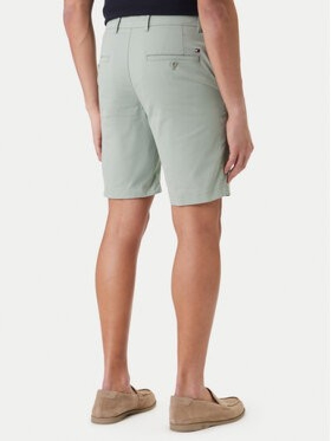 Tommy Hilfiger Szorty materiałowe Denton 9.5 MW0MW42351 Zielony Slim Fit