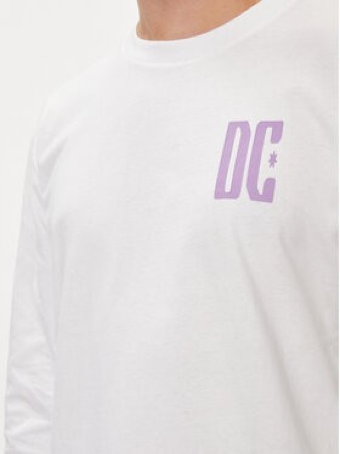 DC Shoes Longsleeve Sportster Hls ADYZT05371 Biały Regular Fit