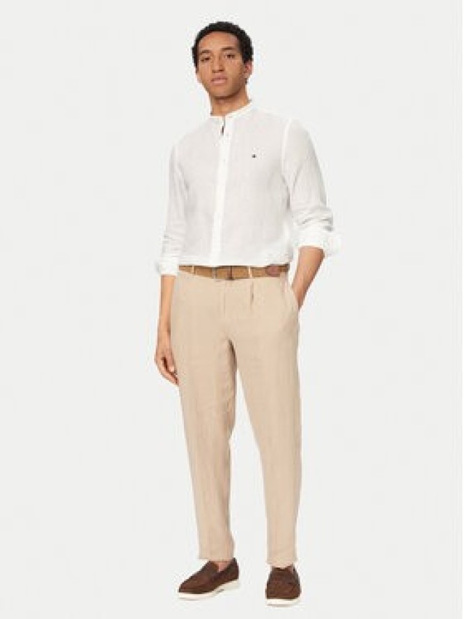Tommy Hilfiger Koszula MW0MW39271 Biały Slim Fit