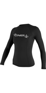 Koszulka ONEILL Women Basic Skins LS Rashguard Black M
