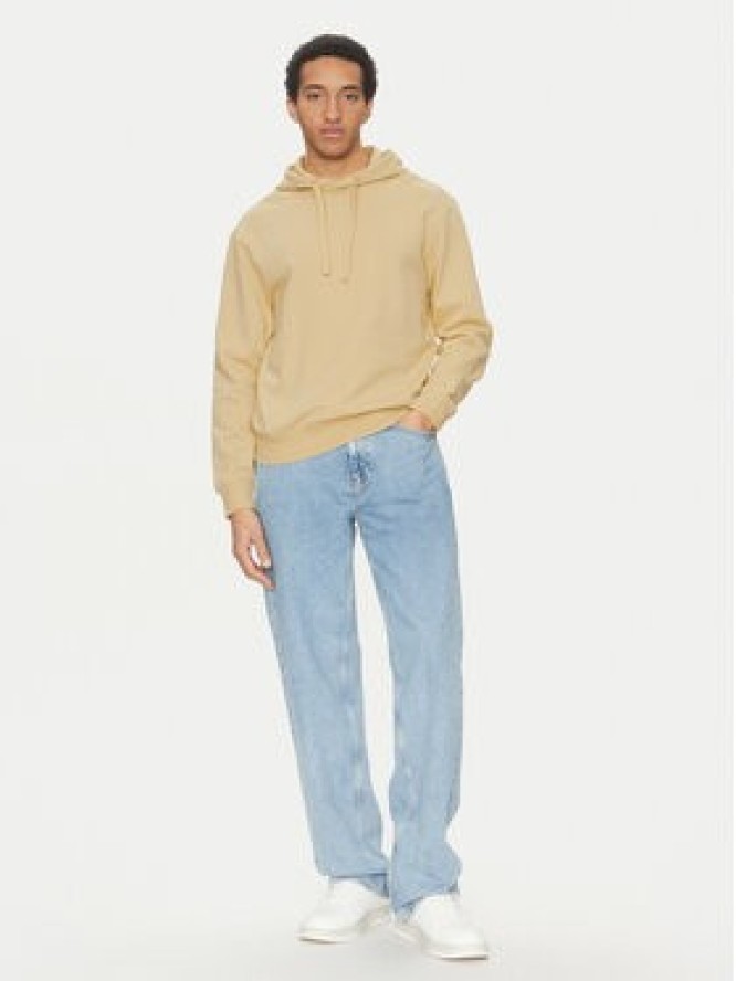 HUGO Bluza Dapo 50486478 Beżowy Relaxed Fit