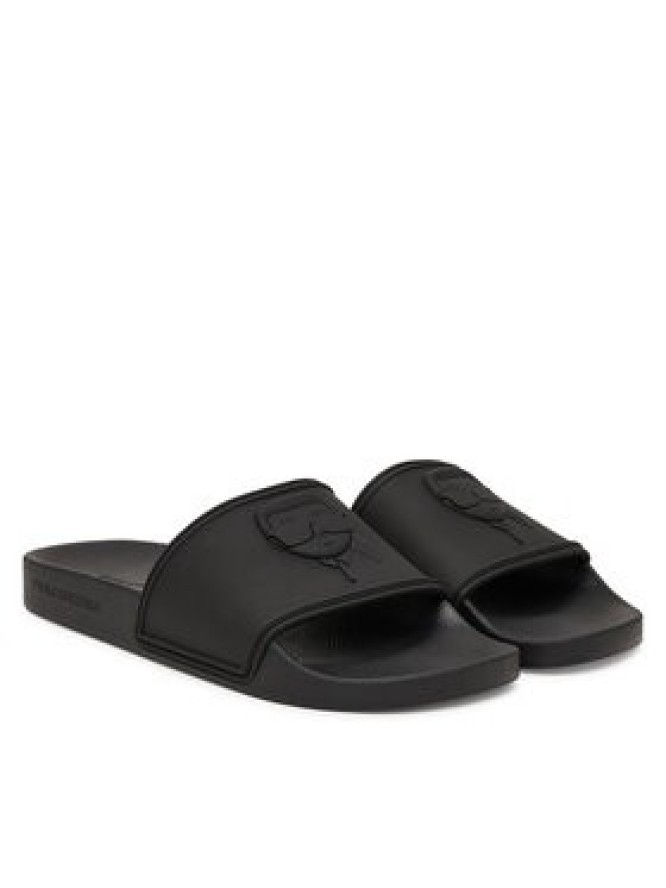 KARL LAGERFELD Klapki Kondo II KL70009C Czarny