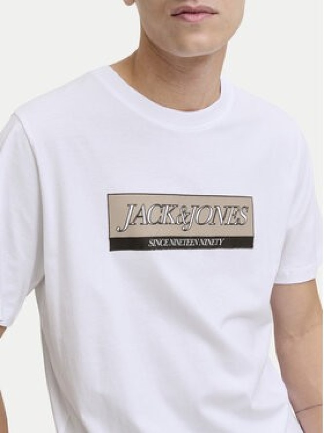 Jack & Jones T-Shirt Rinwood 12283628 Biały Regular Fit