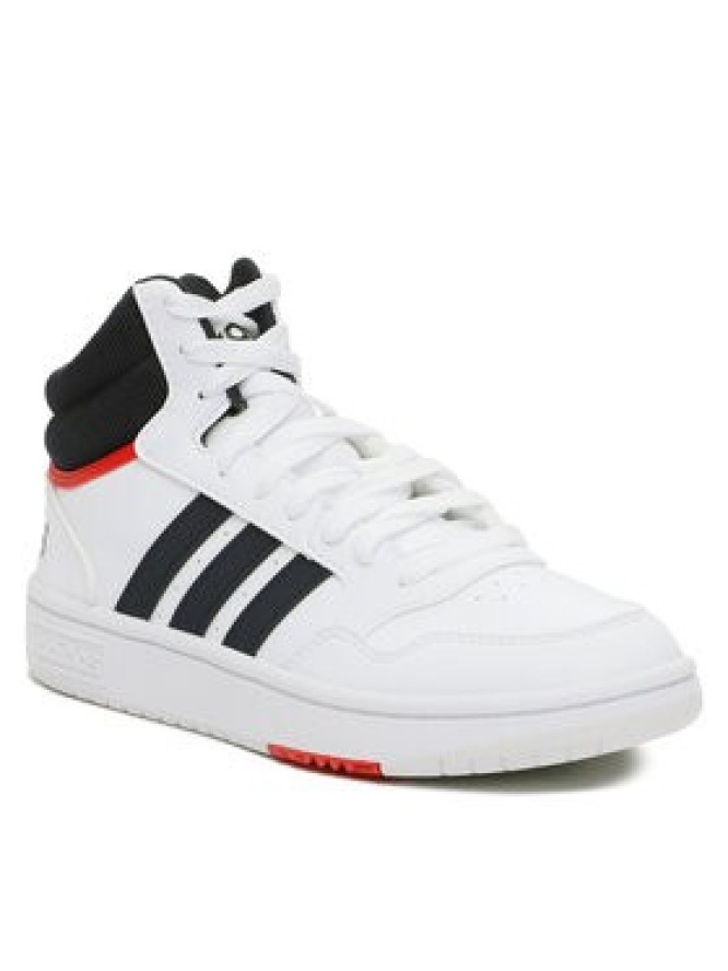 adidas Sneakersy Hoops 3.0 Mid GY5543 Biały