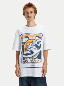 DC Shoes T-Shirt Manteca Tribute EDYZT04360 Biały Regular Fit