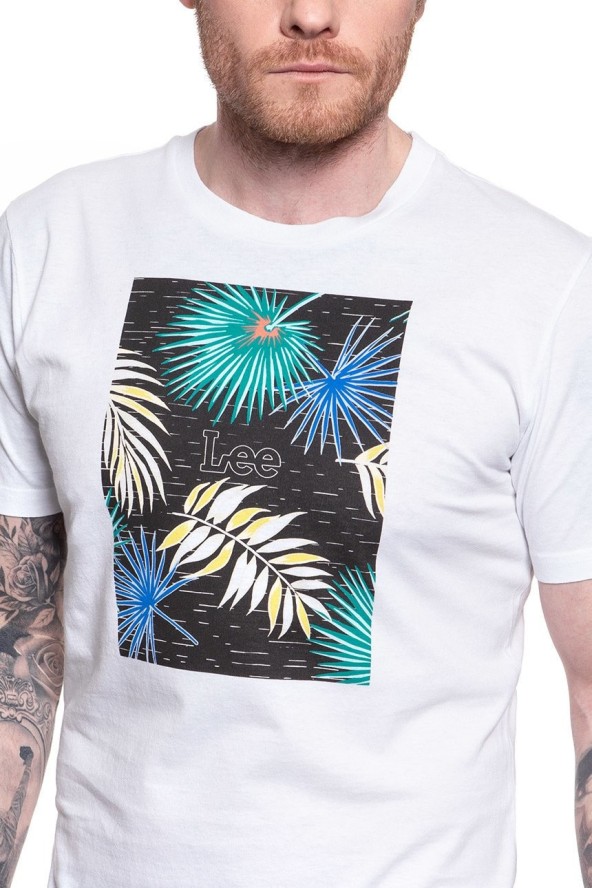 LEE BOTANICAL PRINT TEE BLACK L61IFE01 112113870