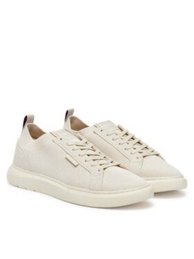 Tommy Hilfiger Sneakersy Light Cupsole Knit Seasonal FM0FM05403 Beżowy