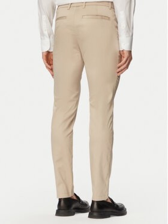 BOSS Spodnie materiałowe P-Kaiton1 50553841 Beżowy Slim Fit