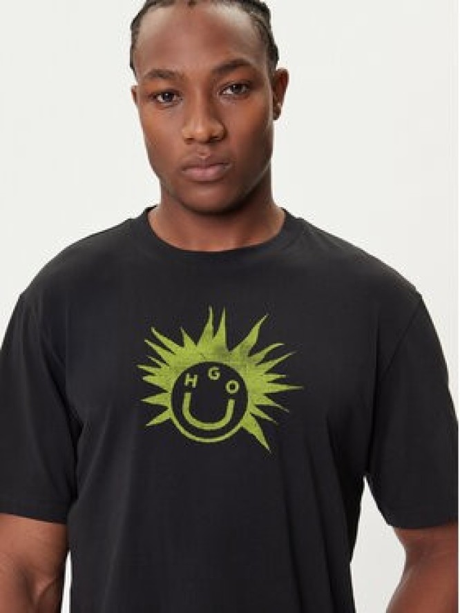 HUGO T-Shirt Nugix 50543485 Czarny Regular Fit