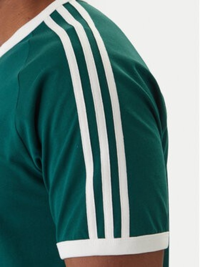 adidas T-Shirt 3-Stripes KE3534 Zielony Regular Fit