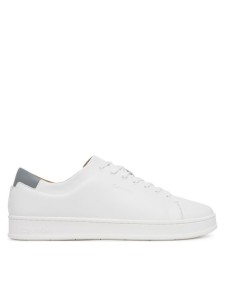 Calvin Klein Sneakersy Pure Low Laceup Cupsole Hf Lth HM0HM01859 Biały