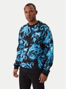 Versace Jeans Couture Bluza 80GAI3R0 FS196 Niebieski Regular Fit