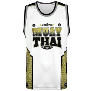 Tank Top TUFF Golden Gladiator In White