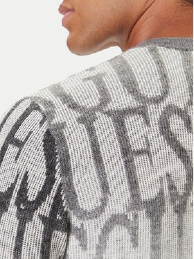 Guess Sweter M5BR24 Z0500 Szary Regular Fit