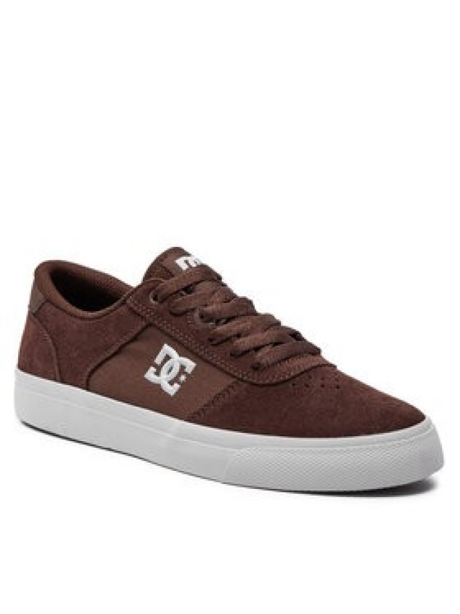 DC Shoes Sneakersy Teknic ADYS300763 Brązowy