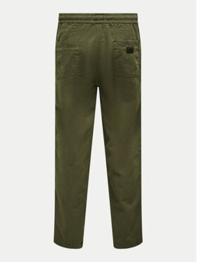Only & Sons Spodnie materiałowe Sinus 22030239 Zielony Loose Fit