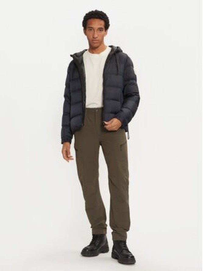 After Label Kurtka puchowa Verbier A00017 Czarny Regular Fit