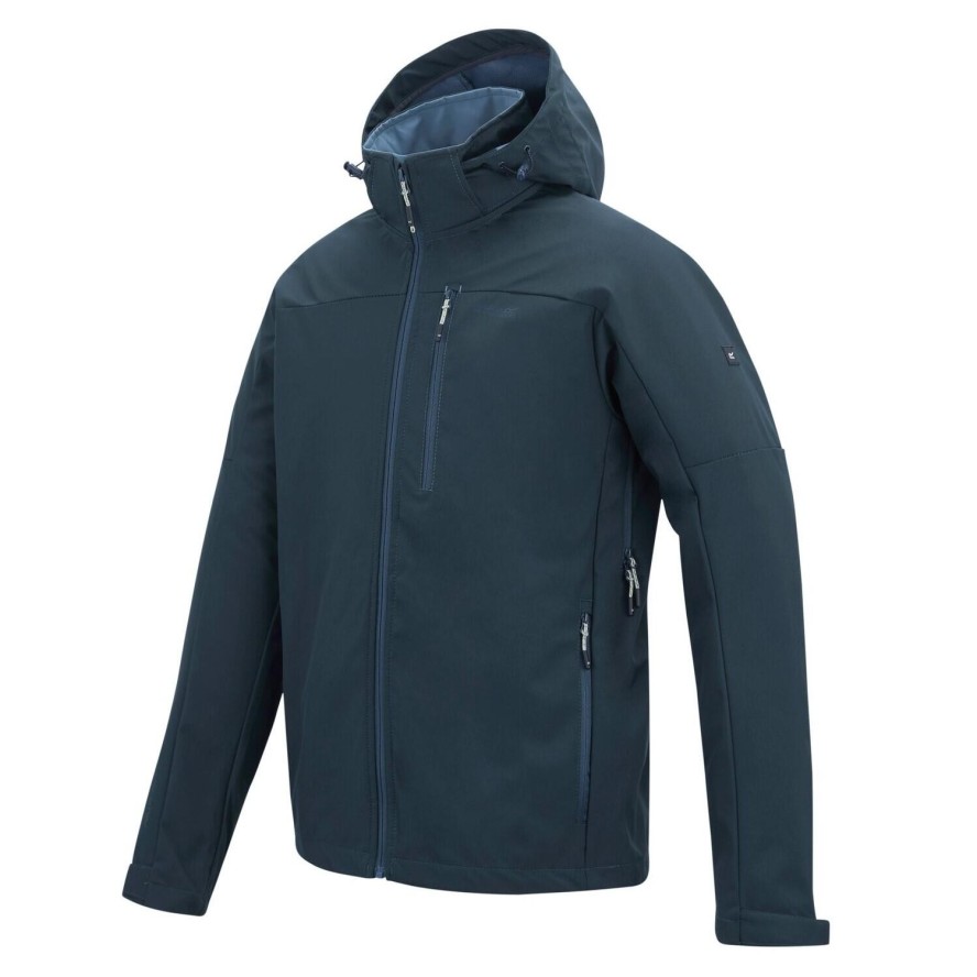 Męska wodoodporna kurtka softshell Arana z kapturem