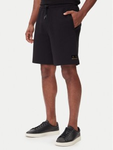 Armani Exchange Szorty sportowe XM001887 AF10818 MC004 Czarny Regular Fit