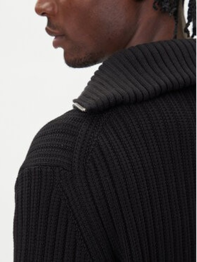 HUGO Sweter Srigg 50547002 Czarny Relaxed Fit