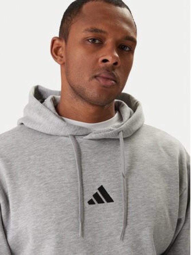 adidas Bluza Essentials 3-Stripes JE6302 Szary Regular Fit