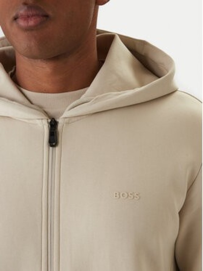 BOSS Bluza Saggy 50555495 Beżowy Regular Fit