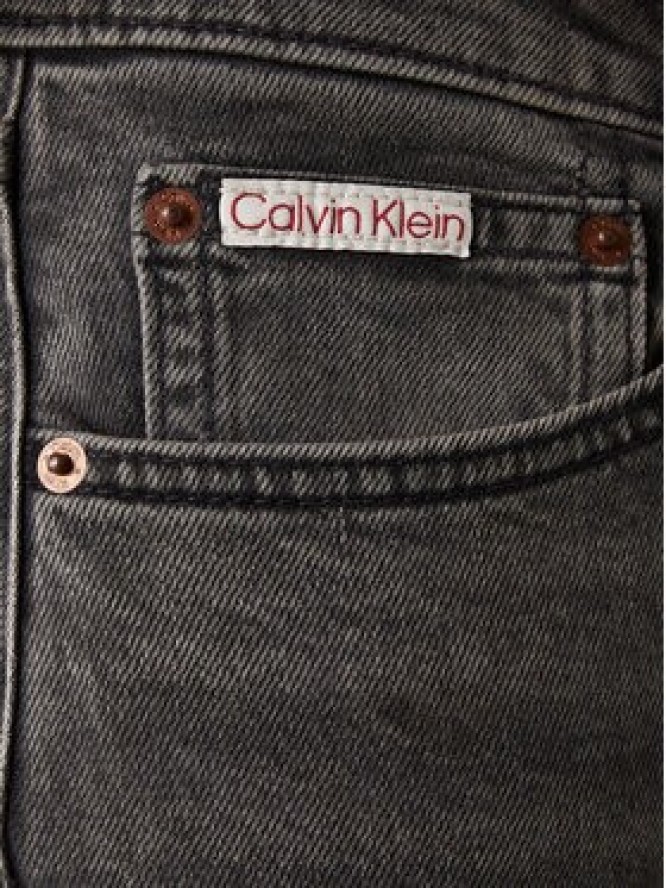 Calvin Klein Jeans Jeansy LV04RD702G Szary Slim Fit