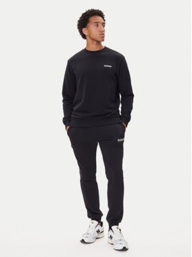 Napapijri Bluza B-Small Box C NP0A88TP Czarny Relaxed Fit