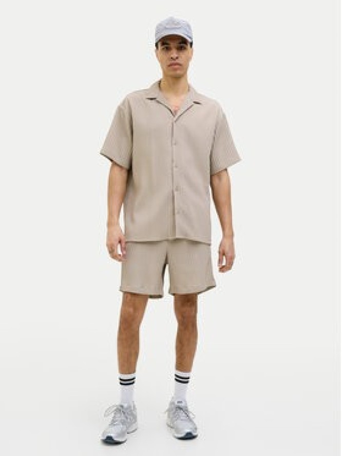 Jack & Jones Koszula Massimo 12269640 Beżowy Relaxed Fit
