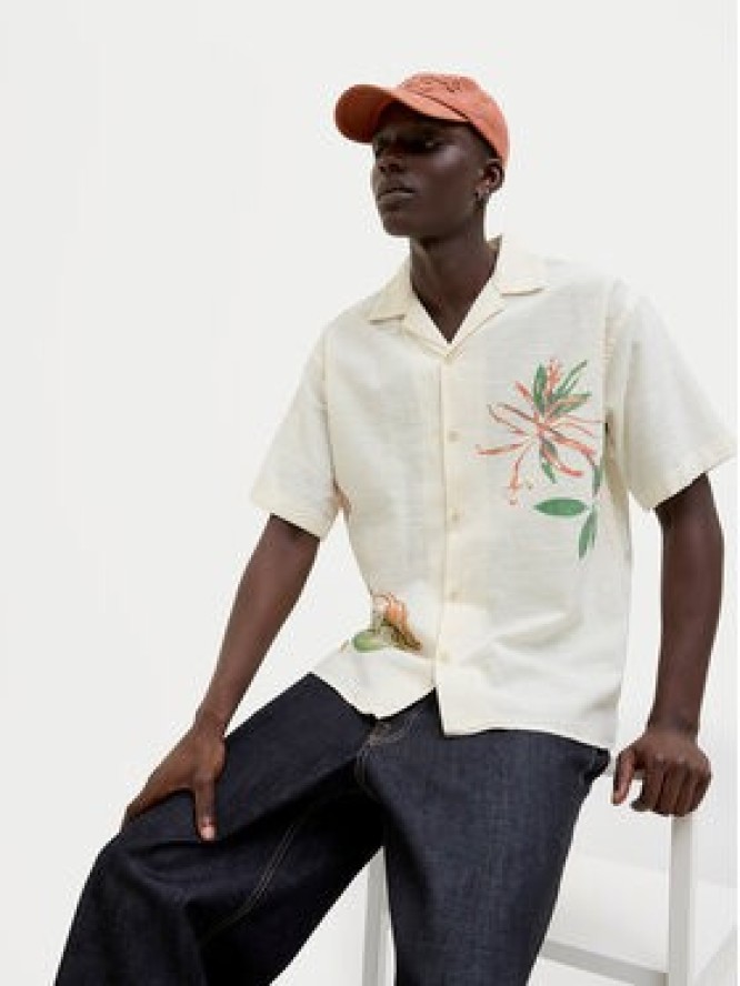 Jack & Jones Koszula Luke 12271108 Écru Relaxed Fit