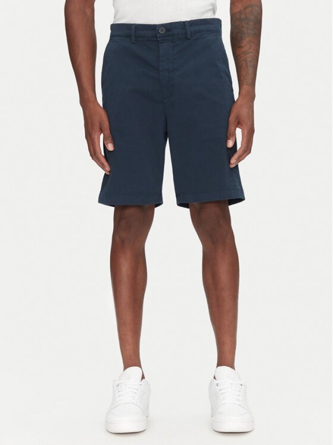 Pepe Jeans Szorty materiałowe PM801181 Granatowy Regular Fit