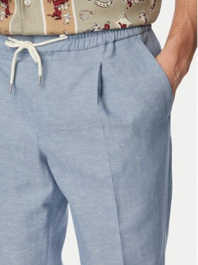 HUGO Spodnie materiałowe Getlin 50559695 Niebieski Slim Fit