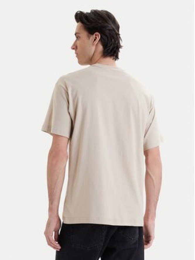 Versace Jeans Couture T-Shirt 80GAHT01 CJ00T Beżowy Regular Fit