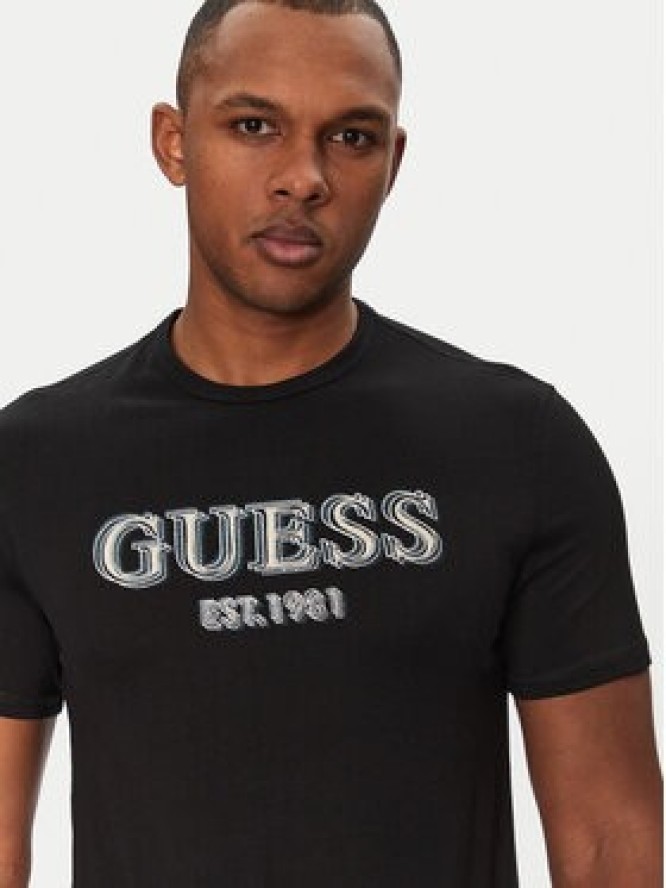 Guess T-Shirt M5GI07 I3Z14 Czarny Classic Fit