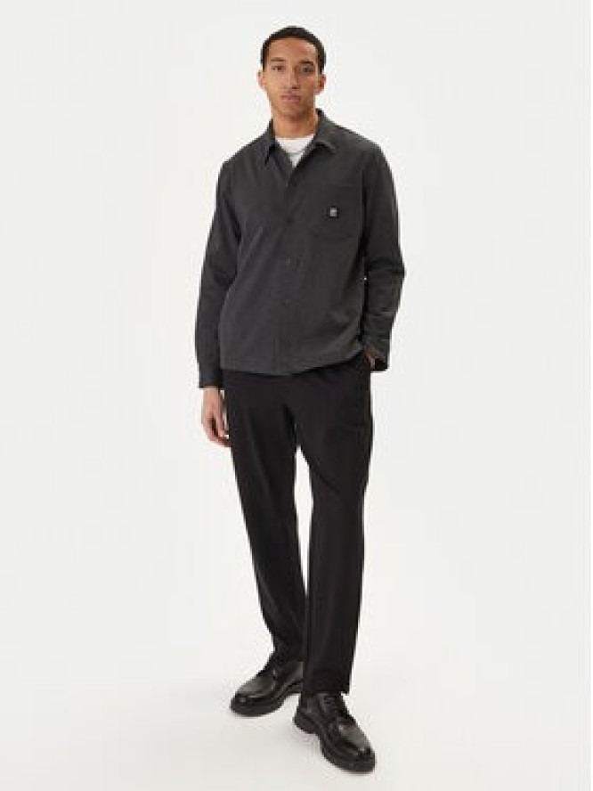 HUGO Koszula Enaso 50556440 Szary Oversize