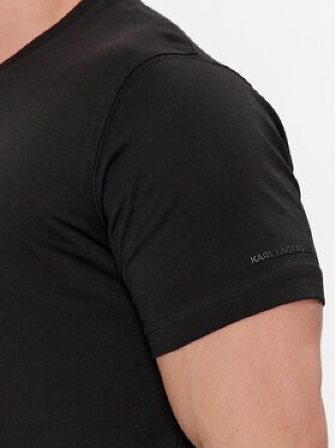 KARL LAGERFELD Komplet t-shirtów 765001 500298 Czarny Slim Fit