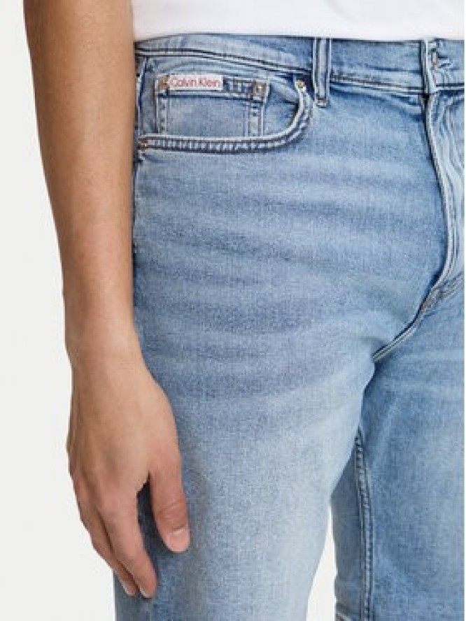 Calvin Klein Jeans Szorty jeansowe LV04RF920G Niebieski Regular Fit