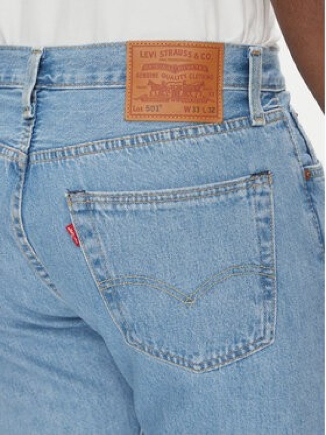 Levi's® Jeansy 501® 00501-3708 Niebieski Straight Fit