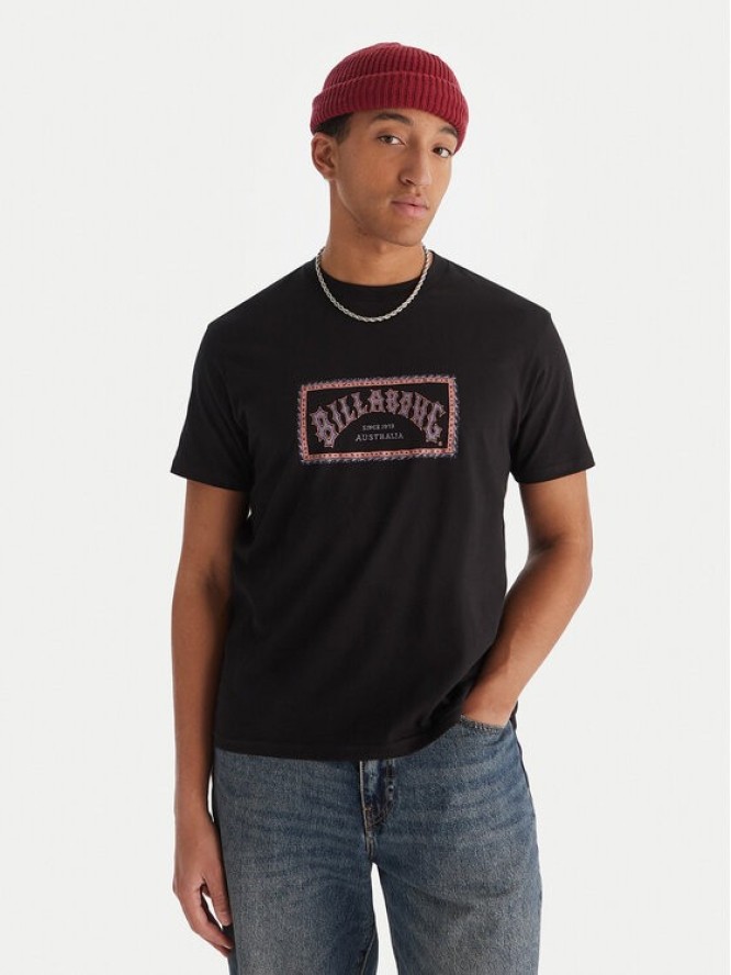 Billabong T-Shirt Arch Frame EBYZT00341 Czarny Regular Fit